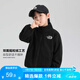 左西兒童搖粒絨外套男童上衣2025新款男孩春秋裝內(nèi)搭運動服 黑色 150