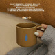 BlueBottleCoffee藍(lán)瓶咖啡日本限定小藍(lán)瓶子馬克杯陶瓷咖啡杯經(jīng)典波佐見(jiàn)燒陶瓷水杯伴手禮杯 340ml清澄馬克杯-焦糖色