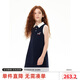 ELLE KIDS【背心polo連衣裙】法式學院風春夏季女童無袖連衣裙中長裙