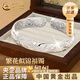 中國黃金（CHINA GOLD）繁花似錦銀手鐲女足銀開口可調(diào)節(jié)銀鐲七夕情人節(jié)禮物送女朋友老婆 【當(dāng)/次日達(dá)】繁花似錦手鐲41±1g