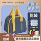 歌柏妮飯盒手提式學(xué)生防水手提袋子午餐便當袋保溫包便攜男女保溫飯盒 藍色創(chuàng  )意款【25*22*15CM】 單飯盒