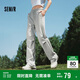 森馬梅花系列休閑褲女運(yùn)動(dòng)簡約風(fēng)長褲春秋慵懶闊腿褲109524127006