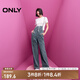 ONLY春夏可拆卸鏈條高腰老爹褲背帶牛仔褲女|12417M001 J35 復(fù)古牛仔390 S (160) S褲長(zhǎng)減短