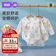 婧麒（JOYNCLEON）新生嬰兒衣服初生寶寶包屁衣秋冬季純棉連體衣三角哈衣 Jlt201030