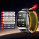 HKMW【2025科研新品】高精準(zhǔn)氣囊氣泵測(cè)血壓血糖智能手表心電血脂尿酸健康監(jiān)測(cè)智能手環(huán) 至臻黑【禮盒包裝】