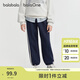 巴拉巴拉balaOne童裝兒童加絨褲子女童運(yùn)動(dòng)長(zhǎng)褲2025冬裝新款保暖百搭運(yùn)動(dòng) 深藍(lán)80821 120