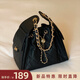 南風(fēng)Chio2nd  25bag水桶包包女包通勤ins風(fēng)小眾設計菱格單肩斜挎包 經(jīng)典黑