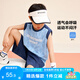 左西男童套裝夏裝2025新款兒童運(yùn)動(dòng)速干背心兩件套籃球服潮 藍(lán)色 140