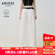 艾諾絲雅詩【商場(chǎng)同款】2025夏季新品匹馬棉100%棉女休閑褲垂感長褲40433023 白色 M