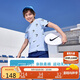 NIKE3BRAND 耐克吸濕透氣短T+短褲2件套25年夏季男女童滿印彈力套裝