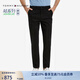 TOMMY HILFIGER【輕彈感】男商務(wù)通勤彈力斜紋修身直筒西褲長(zhǎng)褲休閑褲J1764 黑色001 -修身版-拍大一碼 31 (2.4尺)