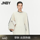JNBY/江南布衣春秋T恤女棉質(zhì)撞色插肩長袖層次感上衣設(shè)計感5O8112240 115/雜米白 M