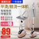 蒸汽式掛燙機(jī)多功能手持熨燙機(jī)掛燙機(jī)家用小型立式熨斗平燙電熨斗 米色寬桿升級(jí)款+燙衣板