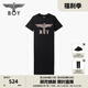 BOY LONDON25新款夏季女款T恤裙時(shí)尚翅膀黑色連衣裙W17015 黑色 S