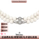 薇薇安·威斯特伍德（Vivienne Westwood）西太后土星雙層珍珠項鏈磁扣項鏈送女友生日禮物女旗艦正品