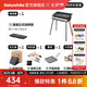 Naturehike挪客墨煙立式燒烤架烤肉爐戶(hù)外木炭便攜可折疊家用烤串爐圍爐煮茶 暗夜黑豪華套裝A/5件套