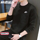 耐克（NIKE）男裝衛衣 2025秋季新款運動(dòng)服上衣加厚保暖圓領(lǐng)衛衣套頭衫男 BV2663-010/黑色/加絨/店長(cháng)力薦 L