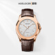 愛(ài)勒  AGELOCER原創(chuàng  )貝加爾湖男士大日歷時(shí)尚機械手表送男友生日禮物 貝加爾湖6301D2-琥珀金