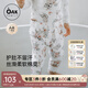 OAK FAMILY秋季兒童高腰護(hù)肚褲莫代爾棉女寶寶打底褲長(zhǎng)褲 睡夢(mèng)兔 100 cm