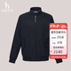 哈吉斯（HAZZYS）男裝哈靈頓立領(lǐng)簡(jiǎn)約夾克ASVZU0BCU12 藏青色NV 175/96A48