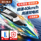 諾巴曼燈光遙控船兒童高速快艇模型電動(dòng)船游艇賽艇兒童玩具男孩生日禮物