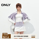 ONLY2025夏季新款時(shí)尚漸變水洗高腰褲裙短褲牛仔褲女|125243018 C39冠薊紫色 S