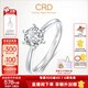 CRD克徠帝【現(xiàn)貨閃發(fā)】傳承鉆戒六爪結(jié)婚鉆石戒指女婚戒結(jié)婚求婚 傳承【G0831B】 40分F-G色SI