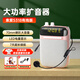 索愛（soaiy）s318小蜜蜂擴(kuò)音器教師專用上課有線/無線麥克風(fēng)便攜式腰掛老師講課大音量喊話器擴(kuò)音機(jī)導(dǎo)游小喇叭 有線玫瑰金【升級TC快充】