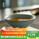 青澹汝窯茶杯單杯功夫茶主人杯陶瓷茶具薄胎天青色可養景德鎮儒雅杯