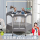 EunSung英國兒童蹦蹦床跳跳床家用室內(nèi)吊環(huán)秋千寶寶彈跳床健身蹭蹭床護網(wǎng) 50英寸 1.26米+單杠+吊環(huán)