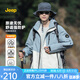 吉普（JEEP）男士外套男2025新款春春秋季休閑戶外防風(fēng)情侶裝連帽沖鋒夾克女款 藍(lán)色 【男女同款】 L 建議115-135斤 可穿