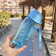 特百惠特百惠水杯550ML樂C隨心杯 吸管水杯防漏隨心壺 男女士便攜運動杯 樂c-晴空藍(lán)550ml（帶吸管）