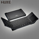 HUKE三折疊藍牙鍵盤(pán)2.4g便攜全尺寸辦公無(wú)線(xiàn)鼠標套裝ipad平板手機Mac筆記本電腦臺式機數字鍵觸控 HK666MAX 折疊鍵盤(pán)（3藍牙+2.4G）灰色