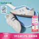 熱風(fēng)（Hotwind）女鞋軟底百搭德訓(xùn)鞋2025年春秋新款輕便透氣通勤小白鞋休閑女板鞋 70白銀 37 235mm