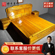 好木名作非國標金絲楠（學(xué)名：楠木）床 全實(shí)木床中式雙人床 大床臥室家具 【預約到廠(chǎng)】免費接送