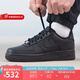 耐克（NIKE）男鞋AIR FORCE 1'07 AF1 黑色空軍一號(hào)運(yùn)動(dòng)鞋低幫休閑鞋板鞋 CW2288-001 43
