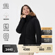 KOLON SPORT/可隆防水羽絨服 女子戶(hù)外GTX防風(fēng)透濕SNOWBALL高蓬中量鵝絨夾克 LKDJ4WT632-BK 黑色 M 165/88A