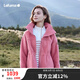 LAFUMA樂(lè)飛葉抓絨衣女 戶外秋冬廓形寬松搖粒絨暖絨服雙面絨 LFJA3CR69 粉紅色DP 160/80A（36）