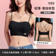 多情貓小胸聚攏顯胸小吊帶【2025四季薄款】美背背心聚攏抹胸 黑色M