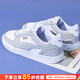 彪馬（PUMA）男鞋女鞋 2025秋季新款休閑鞋 時(shí)尚潮流皮革面小白鞋運動(dòng)低幫板鞋 彪馬白-灰色-金色/橡膠厚底 39 (250mm)