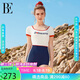 范德安（BALNEAIRE）【于文文同款】小紅心系列泳衣女士防曬海邊 61242 紅白藍(lán)拼接 S