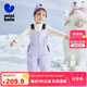 迷你巴拉男女童拒水防油污防風(fēng)冬新品背帶長褲【三防羽絨褲】