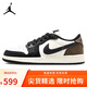 耐克（NIKE）籃球鞋女子AJ1喬1低幫AIR JORDAN 1運動鞋CZ0858-102黑白38