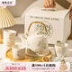摩登主婦小雛菊泡茶壺套裝煮茶壺2025新款結(jié)婚禮物伴手禮茶具禮盒 1000ml一壺四杯+托盤【禮盒裝】