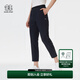KOLON SPORT/可隆梭織長(zhǎng)褲 女子輕薄全松緊腰頭防風(fēng)防潑水防曬UPF50+褲子 LKLP5MN116-BK 黑色 M 165/74A