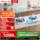 林內(nèi)（Rinnai）家用燃?xì)庠铍p眼灶 大火力5.0KW 猛火灶定時(shí)灶 一級(jí)能效 天然氣灶具2E08MT 不銹鋼面板 以舊換新 5.0kw定時(shí)灶-2E08MT