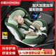 眾霸（ZHONGBA）兒童安全座椅0-12歲汽車用可旋轉(zhuǎn) i-Size E8認證嬰兒寶寶可坐可躺 牛油果綠