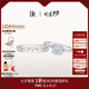 DR現(xiàn)貨光芒求婚鉆戒鉑金戒指BELIEVE結(jié)婚戒指女禮物紀念日七夕禮物 鉑金*9分F色VS1+愛之所向男戒