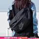 耐克（NIKE） 斜挎包男包女包 2025新款運動(dòng)包戶(hù)外旅行包時(shí)尚腰包黑色單肩包 熱推/52*12*21cm/曬圖退5  MISC