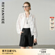 顏域白色防曬開(kāi)衫女夏裝2025新款薄款鏤空勾花透氣防曬外搭上衣女 白色 XL